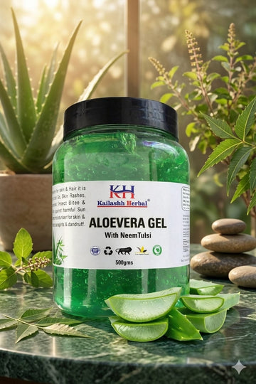 Alovera neem tulsi gel 500 gm