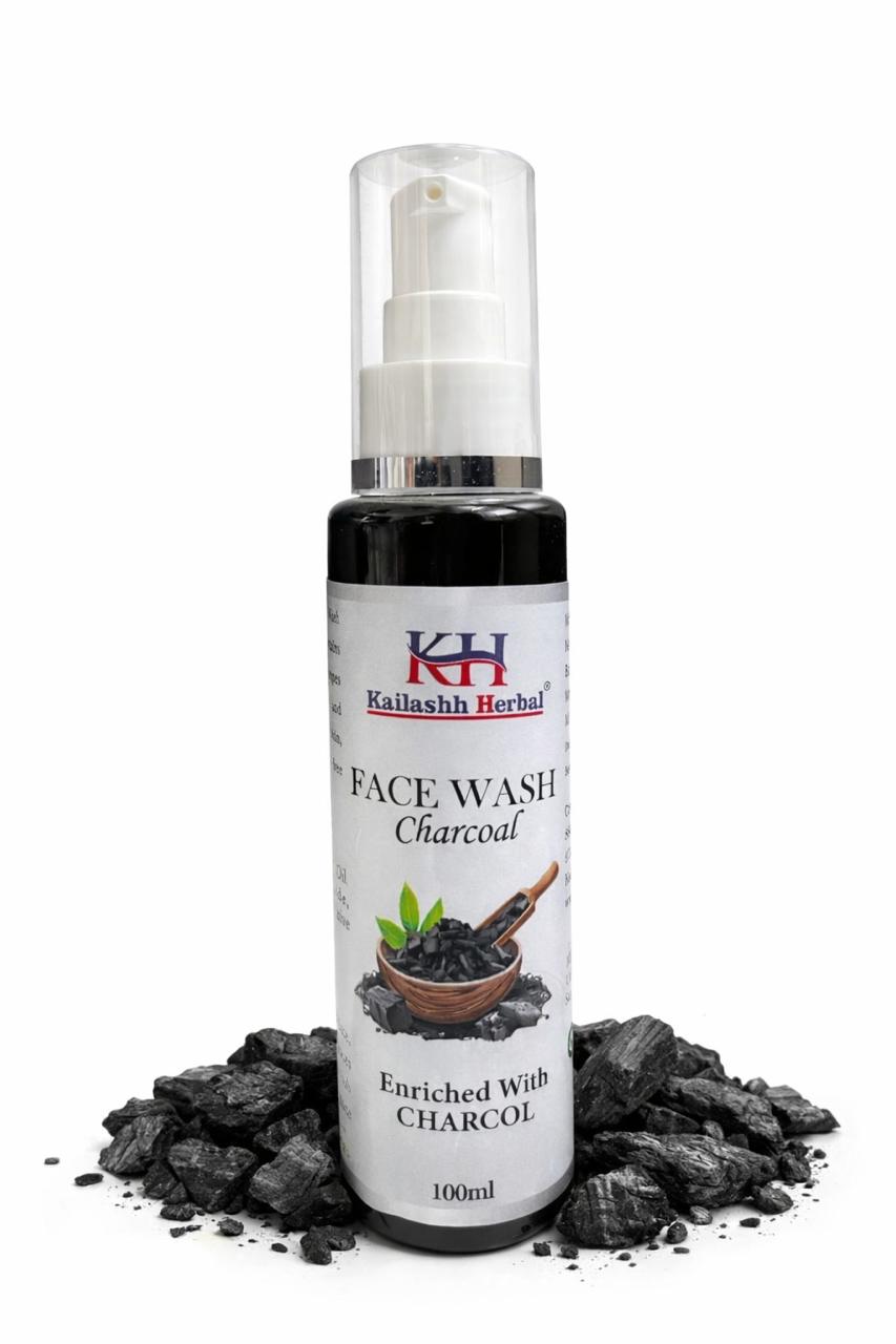 Charcoal face wash