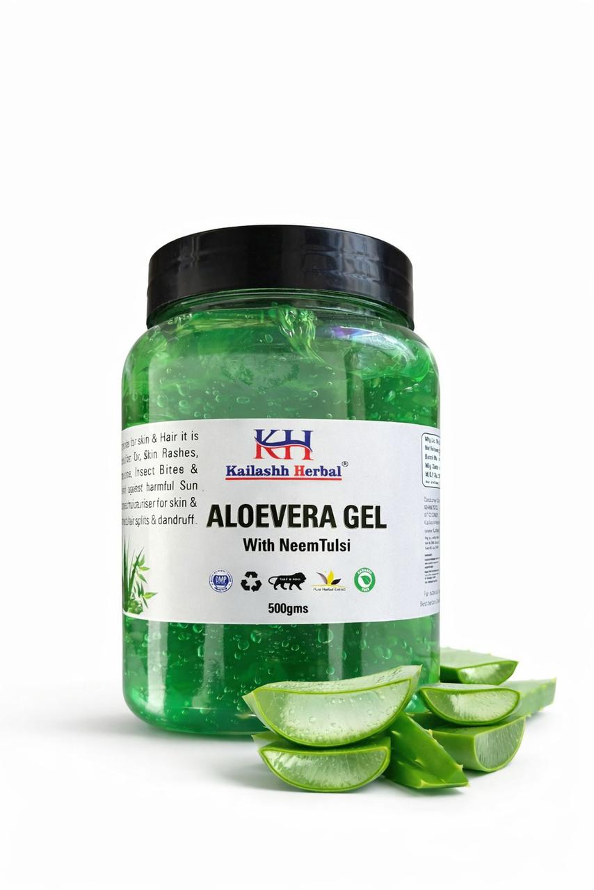 Alovera neem tulsi gel 500 gm