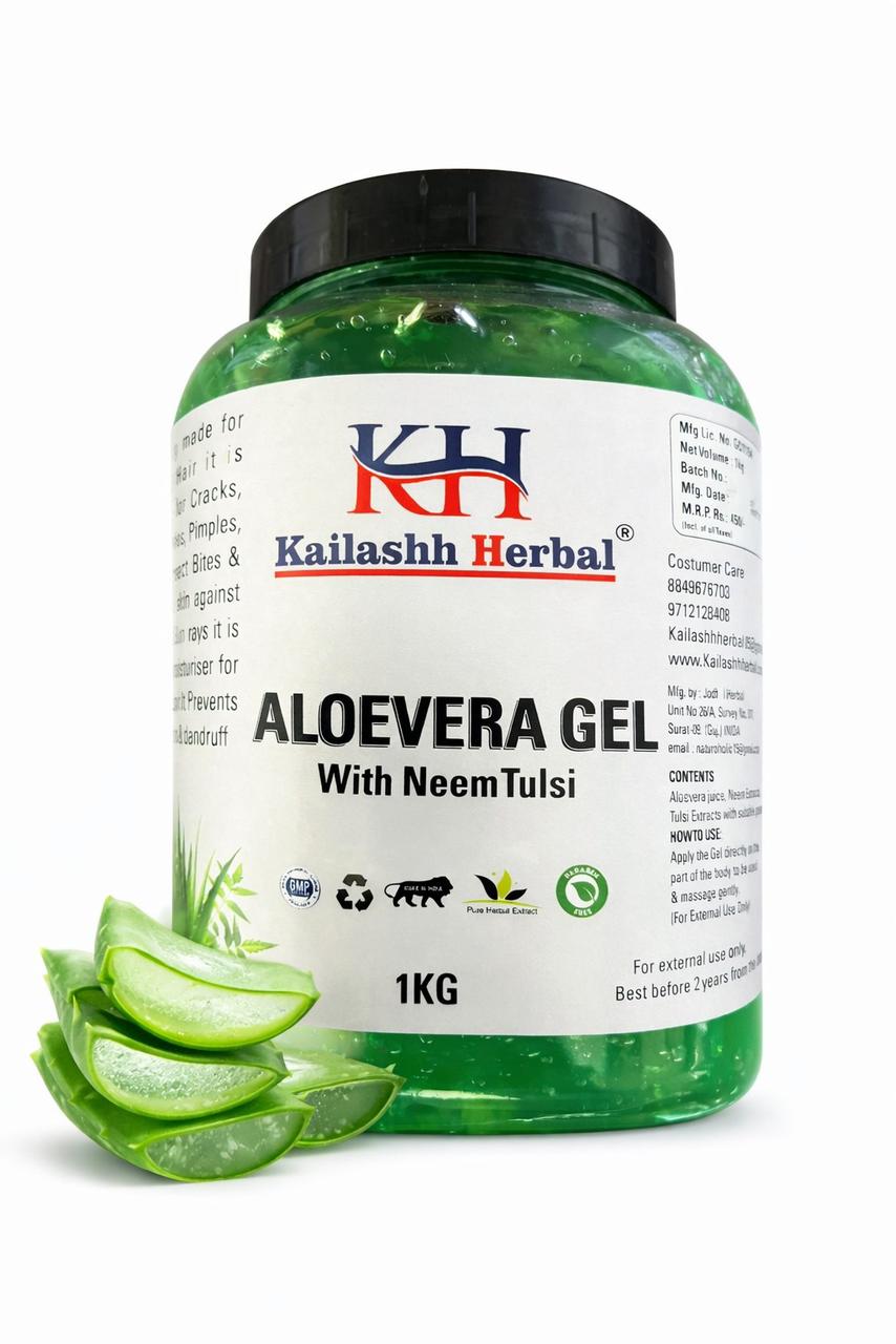 Alovera neem tulsi gel 1 kg