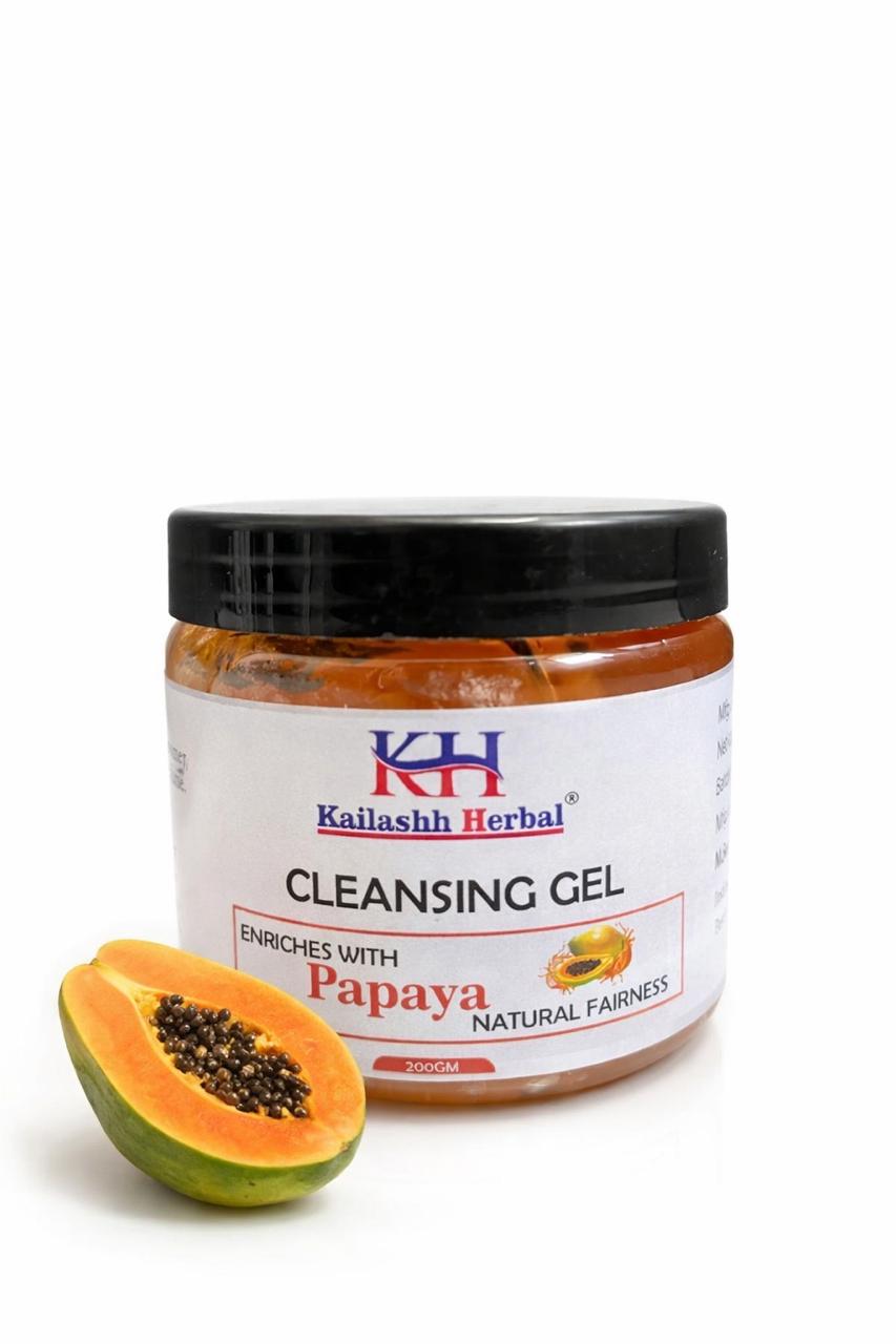 Papaya cleansing gel