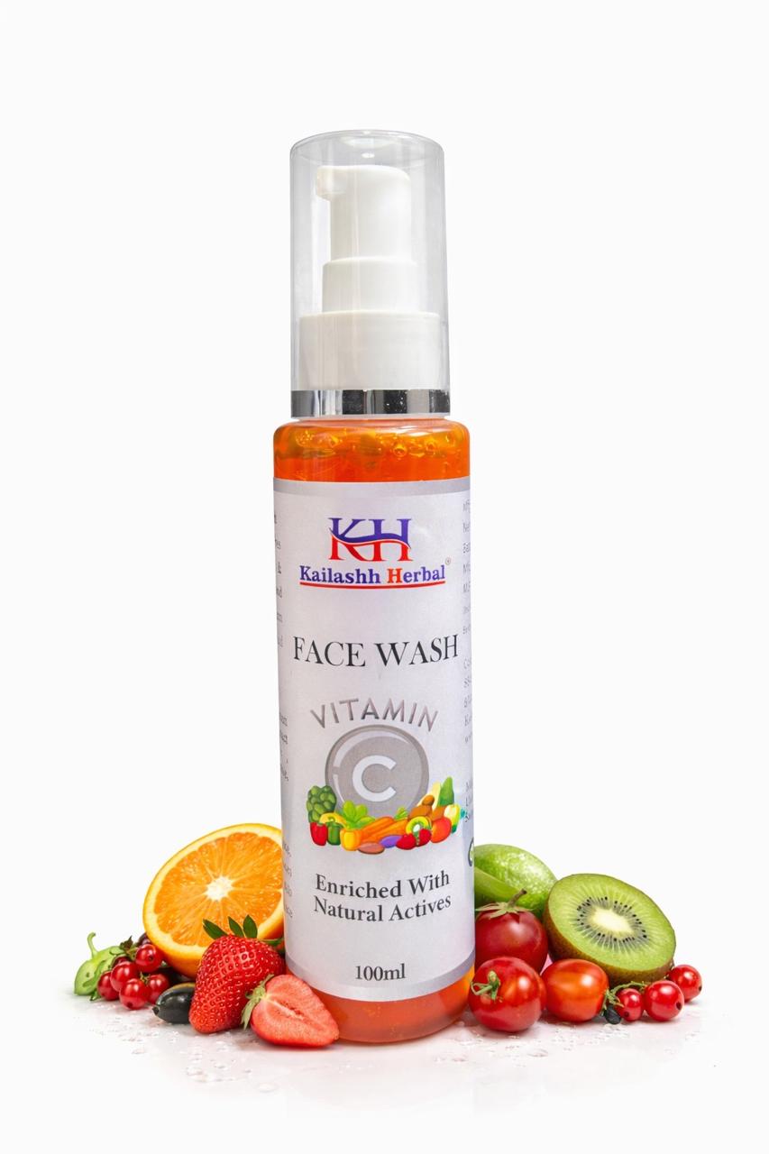 Vitamin c face wash