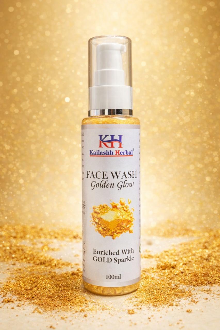 Golden glow face wash